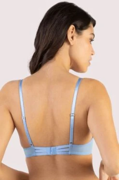 Mayla Blue Floral Embroidered Plunge Bra 9 Mayla Blue Floral Embroidered Plunge Bra -Layer Outfit 31129080823856 2