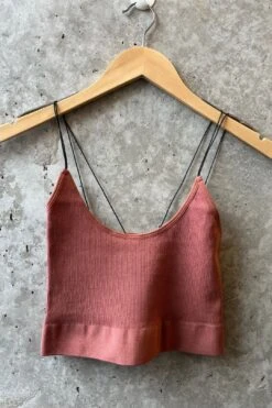 By Together Seamless Skinny Strap Crop Cami -Layer Outfit 31274067460267 9