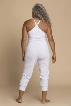 Pure White Yoga Jumpsuit -Layer Outfit 31363196846260 9