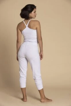 Pure White Yoga Jumpsuit -Layer Outfit 31363229843636 6