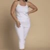 Pure White Yoga Jumpsuit 1 Pure White Yoga Jumpsuit -Layer Outfit 31363232858292 1
