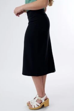 Always Ready Pencil Midi Skirt-Black 10 Always Ready Pencil Midi Skirt-Black -Layer Outfit 31399325237382 3