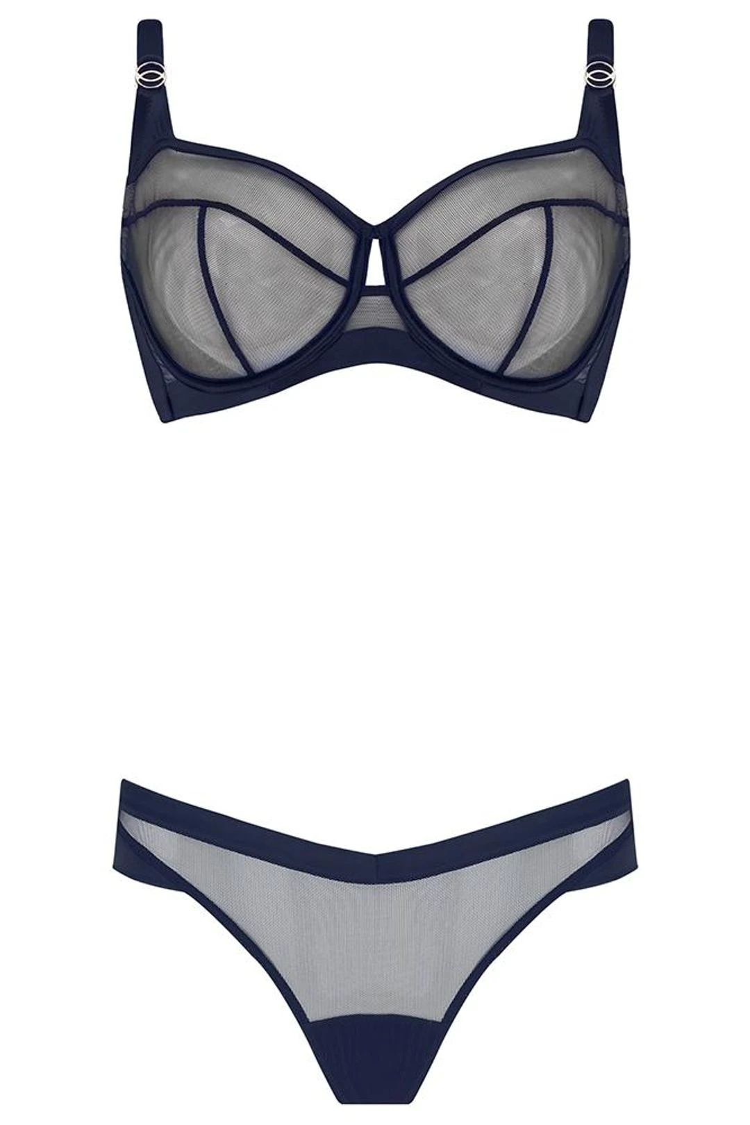 Katherine Hamilton Nina Navy Bra 26-36 D-HH 4 Katherine Hamilton Nina Navy Bra 26-36 D-HH - Image 2