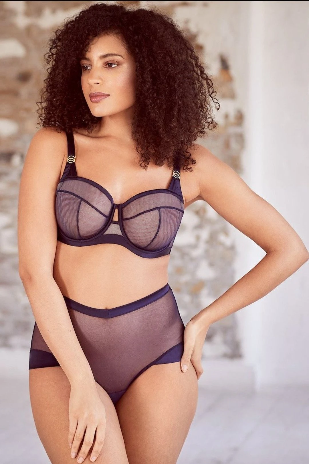 Katherine Hamilton Nina Navy Bra 26-36 D-HH 3 Katherine Hamilton Nina Navy Bra 26-36 D-HH