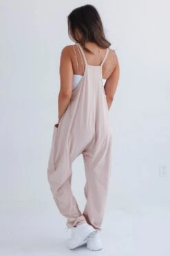 International Flight Vibes Jumpsuit - Nude
