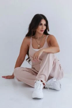 International Flight Vibes Jumpsuit - Nude -Layer Outfit 31497000517668 4