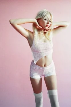 Frankies Bikinis Lydia Asymmetrical Floral Sports Bra - Upsy Daisy