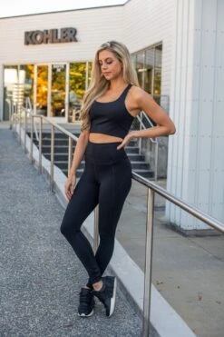 Girlfriend Paloma Bra - Black -Layer Outfit 31513522602172 5