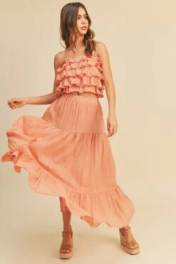 Cameron Tiered Skirt -Layer Outfit 31552587759705 5