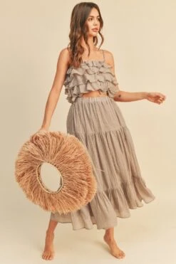 Cameron Tiered Skirt -Layer Outfit 31552587956313 10