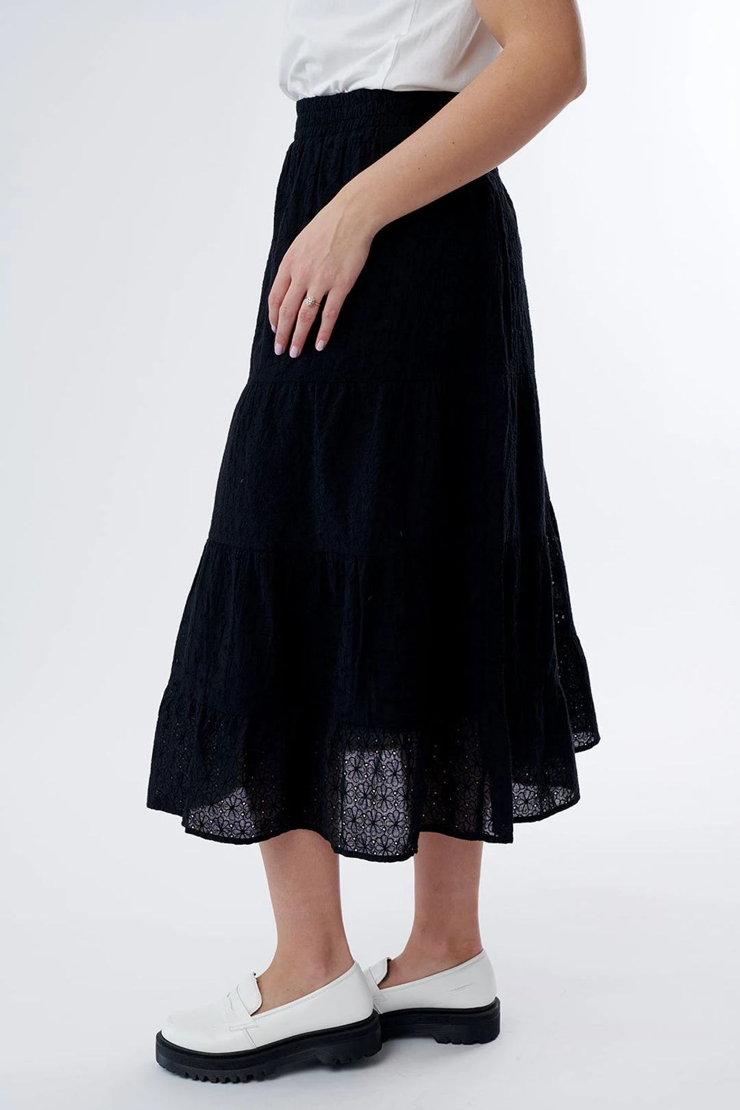 Tea Gardens Eyelet Midi Skirt 10 Tea Gardens Eyelet Midi Skirt - Image 8
