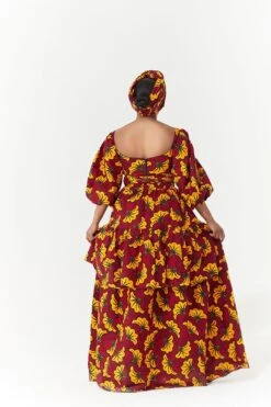 African Print Afiyah Maxi Skirt -Layer Outfit 31583066063024 7