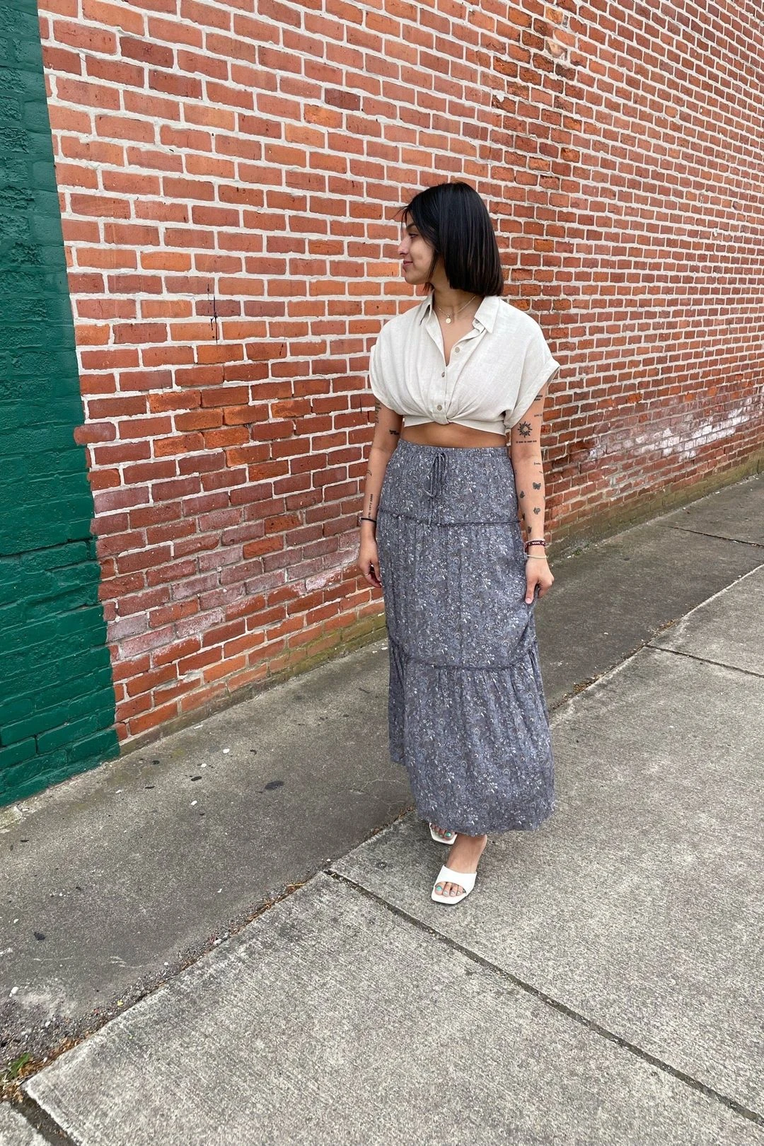 Can Can Floral Print Skirt 3 Can Can Floral Print Skirt