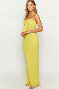 Jacqulin Yellow Midi Skirt -Layer Outfit 31789232521273 4