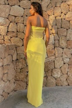 Jacqulin Yellow Midi Skirt -Layer Outfit 31789233143865 7