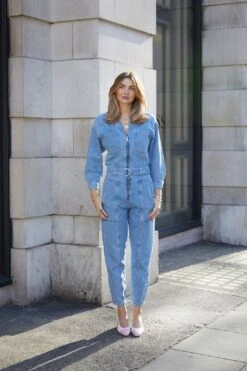 Angie The Relaxed Military Jumpsuit | The Sky's The Limit [Light Blue] -Layer Outfit 31808360546495 2