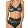 Lace Allure Unlined Bra - Deep Forest -Layer Outfit 31870344265915 1