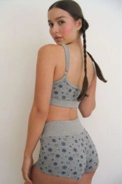 Frankies Bikinis Sugar Waffle Bralette Top - Apres Ski -Layer Outfit 32071700283461 4