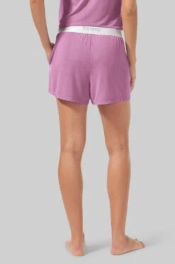 Women's Second Skin Luxe Rib Sleep Tank & Short Set 13 Women's Second Skin Luxe Rib Sleep Tank & Short Set -Layer Outfit 32123152990253 5