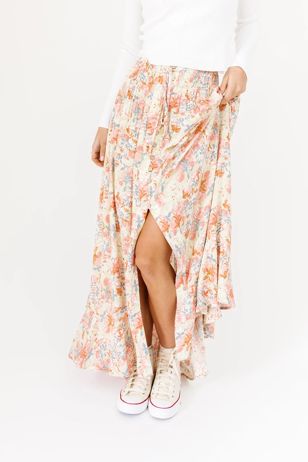 Bali Floral Maxi Skirt 3 Bali Floral Maxi Skirt