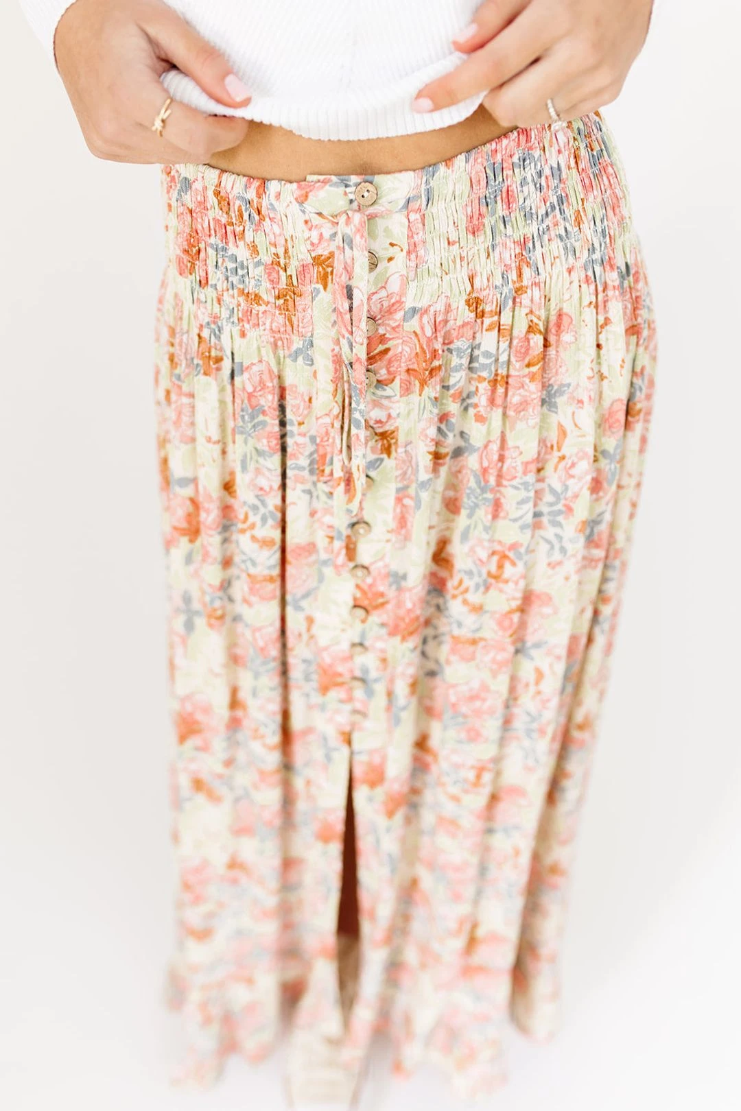 Bali Floral Maxi Skirt 5 Bali Floral Maxi Skirt - Image 3