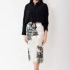 N°21 Zip Up Zip Down Lace Print Overlay Skirt -Layer Outfit 32233114927187 1