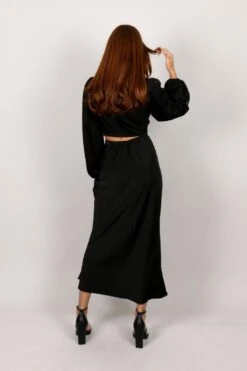 BIANCA MIDI SKIRT BLACK 14 BIANCA MIDI SKIRT BLACK -Layer Outfit 32244001374323 6