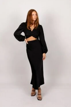 BIANCA MIDI SKIRT BLACK 11 BIANCA MIDI SKIRT BLACK -Layer Outfit 32244001898611 3
