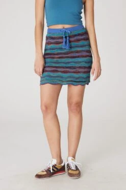 SAMPLE- Space Dye Manu Mini Skirt