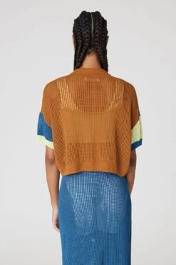 IMPERFECT- Viscose Colorblock Amani Skirt -Layer Outfit 32346094829615 4