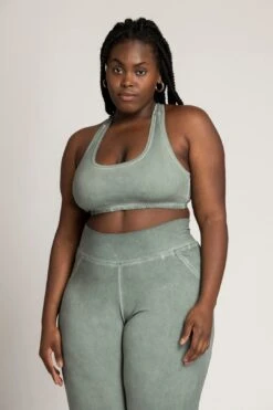 Stonewash Racer-Back Bra -Layer Outfit 32496346300596 5