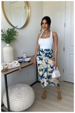 Jayci Floral Skirt
