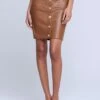 Amira Pencil Skirt W Snaps
