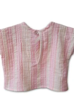 4T Touch Of Pink Stripe Top -Layer Outfit 32595349274707 4