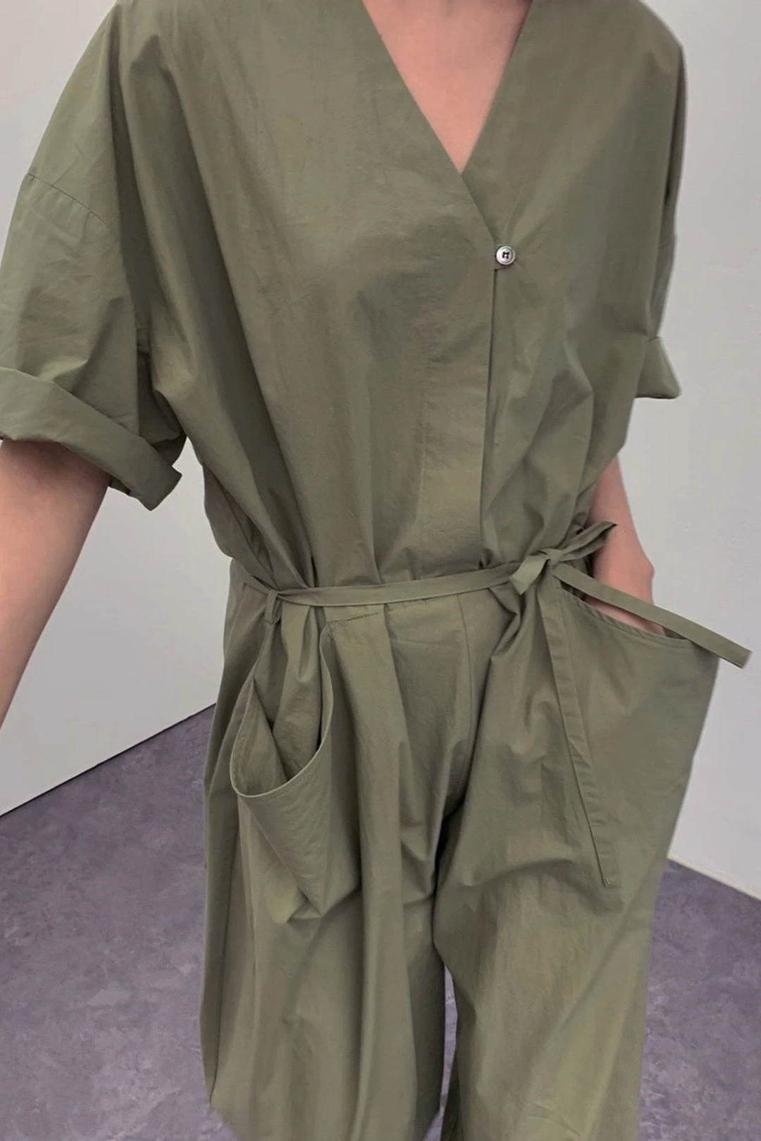 Maxim Jumpsuit - Olive 7 Maxim Jumpsuit - Olive - Image 5