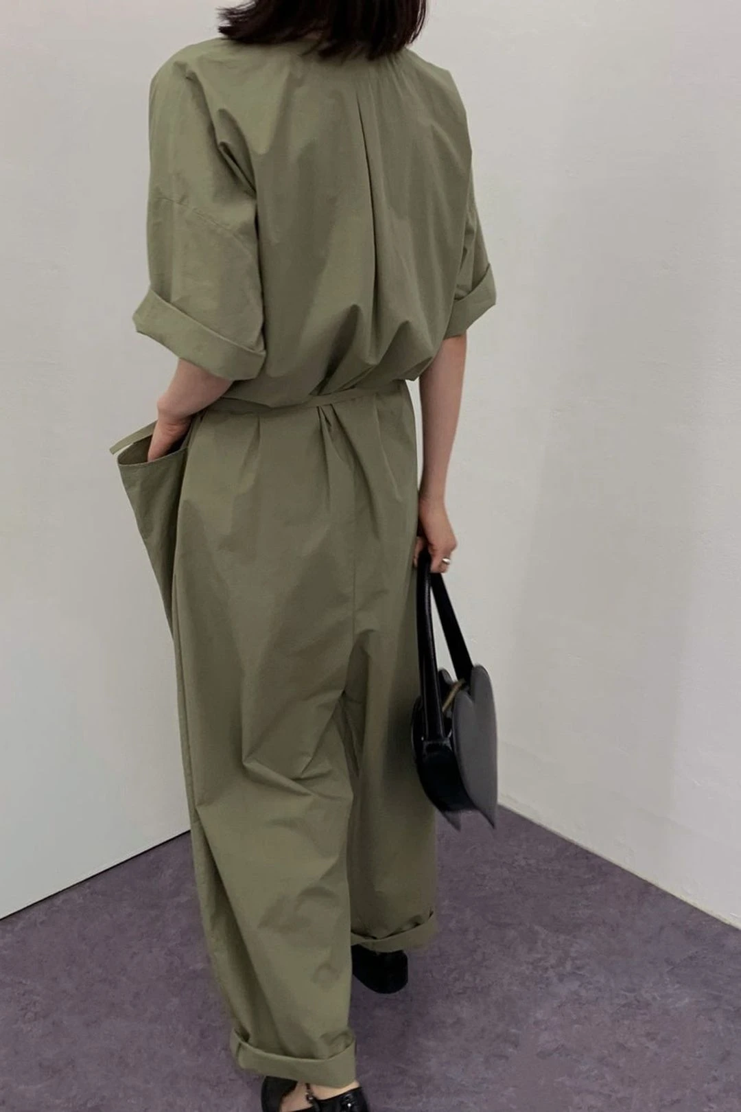 Maxim Jumpsuit - Olive 9 Maxim Jumpsuit - Olive - Image 7