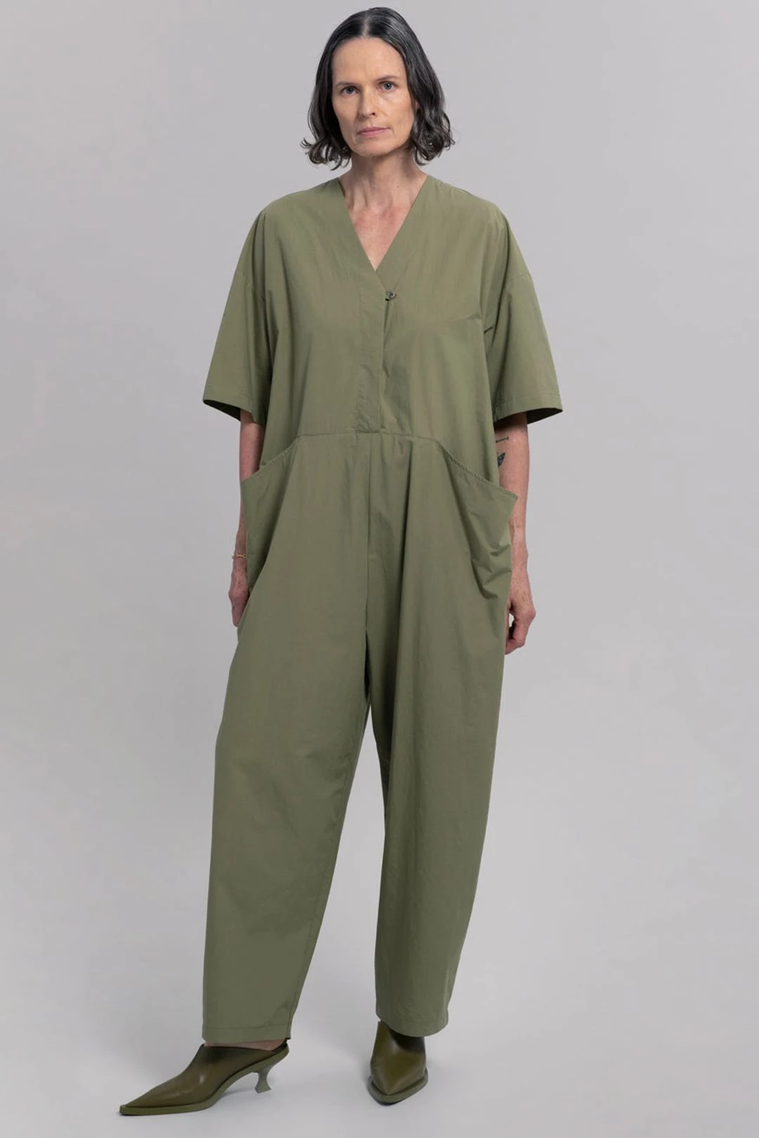 Maxim Jumpsuit - Olive 6 Maxim Jumpsuit - Olive - Image 4
