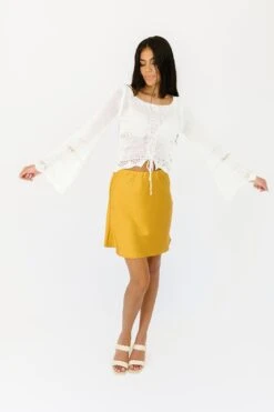 Saffron Mini Skirt 17 Saffron Mini Skirt -Layer Outfit 32607717621875 5