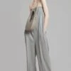 Loulou Studio Mellal Jumpsuit - Grey Melange -Layer Outfit 32800856768672 1
