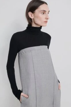 Loulou Studio Mellal Jumpsuit - Grey Melange 13 Loulou Studio Mellal Jumpsuit - Grey Melange -Layer Outfit 32802946777248 2