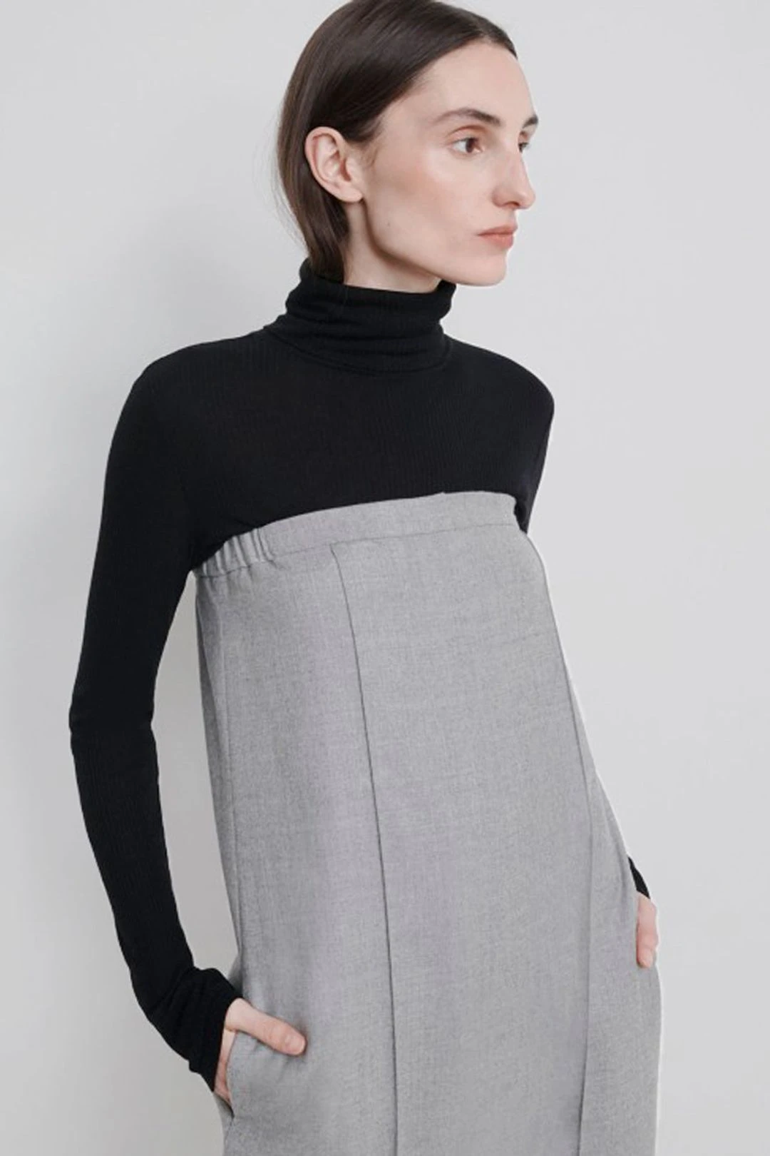 Loulou Studio Mellal Jumpsuit - Grey Melange 4 Loulou Studio Mellal Jumpsuit - Grey Melange - Image 2