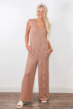 Casual Feelings Cocoa Jumpsuit -Layer Outfit 32869398544481 3