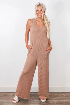 Casual Feelings Cocoa Jumpsuit