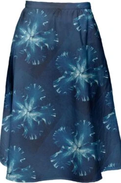 Blue Floral Skirt