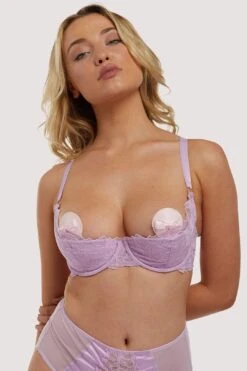 Playful Promises Lila Lilac Quarter Cup Bra 32-44 A-H