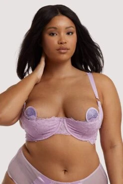 Playful Promises Lila Lilac Quarter Cup Bra 32-44 A-H 18 Playful Promises Lila Lilac Quarter Cup Bra 32-44 A-H -Layer Outfit 32956877209752 4