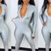 True Body Jumpsuit Silver -Layer Outfit 32967474249927 1