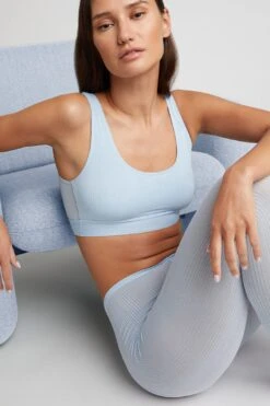 Whipped Bra Top In Glacier