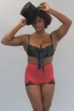 PP X KMD Yva Black Bow Front Bra 32-44 B-H 31 PP X KMD Yva Black Bow Front Bra 32-44 B-H -Layer Outfit 33060312940696 10