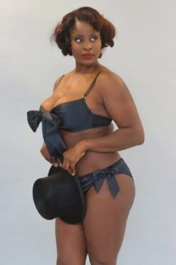 PP X KMD Yva Black Bow Front Bra 32-44 B-H 29 PP X KMD Yva Black Bow Front Bra 32-44 B-H -Layer Outfit 33060313628824 8